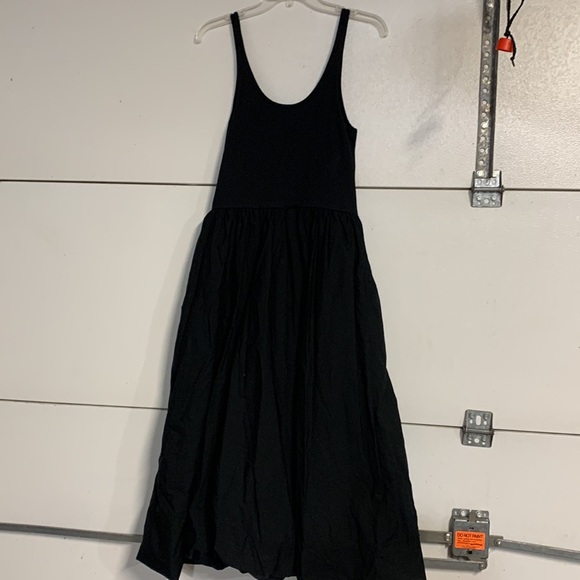J CREW WOMENS BLACK TANK MIDI DRESS BUBBLE HEM SMALL NEW WITH TAGS BY828 - Picture 10 of 11